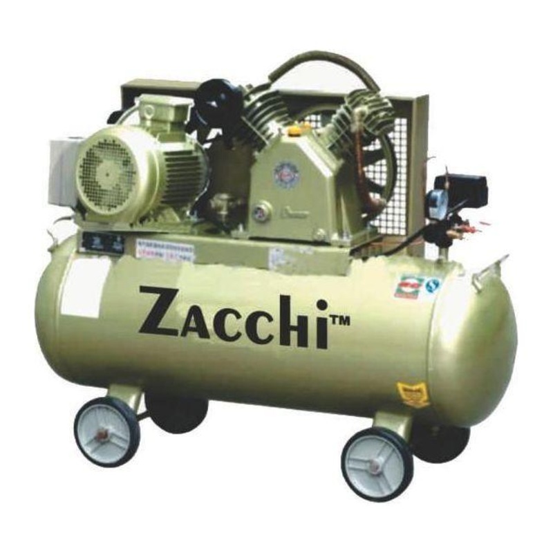 Zacchi Horizontal Air Compressor (Industrial Belt Type)