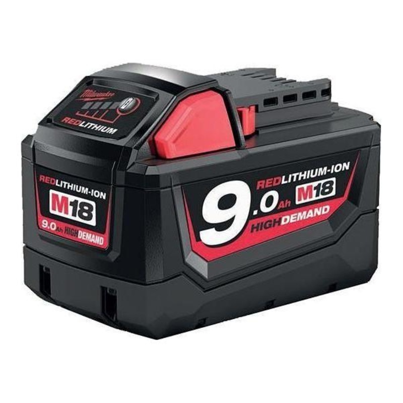 Milwaukee M18B9 Red Lithium Ion Battery