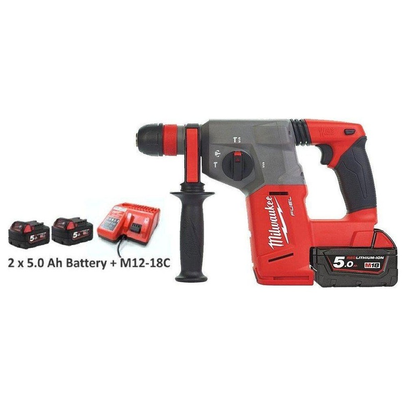 Milwaukee M18CHX-502C "Fuel" Cordless SDS-plus Rotary Hammer