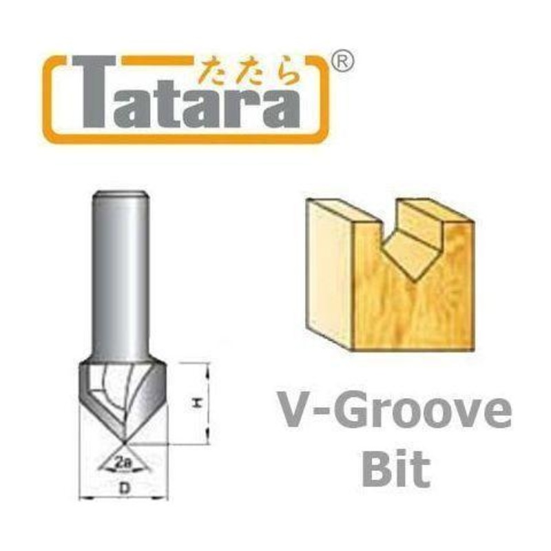 Tatara V-Groove Router Bit