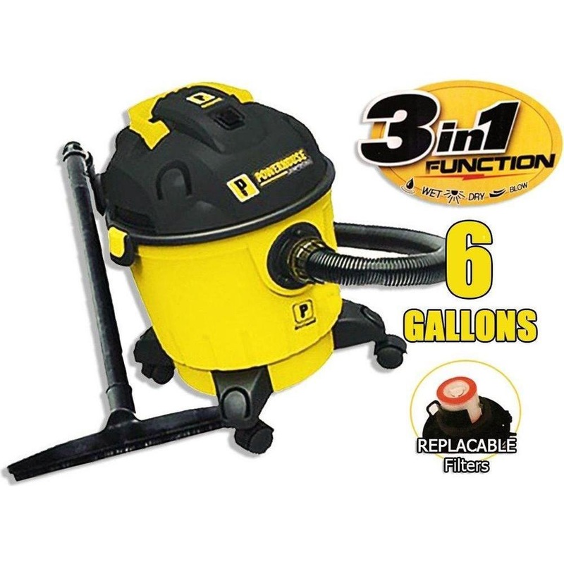 Powerhouse PH08-6 GAL Wet & Dry Vacuum Cleaner