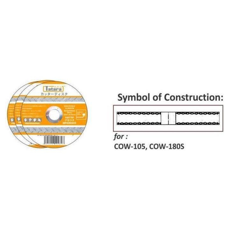 Tatara Flat Cut Off Wheel for Stainless Steel