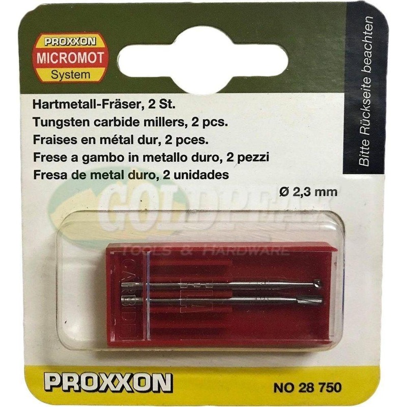 Proxxon 28-720 Tungsten Carbide Millers (2pcs)