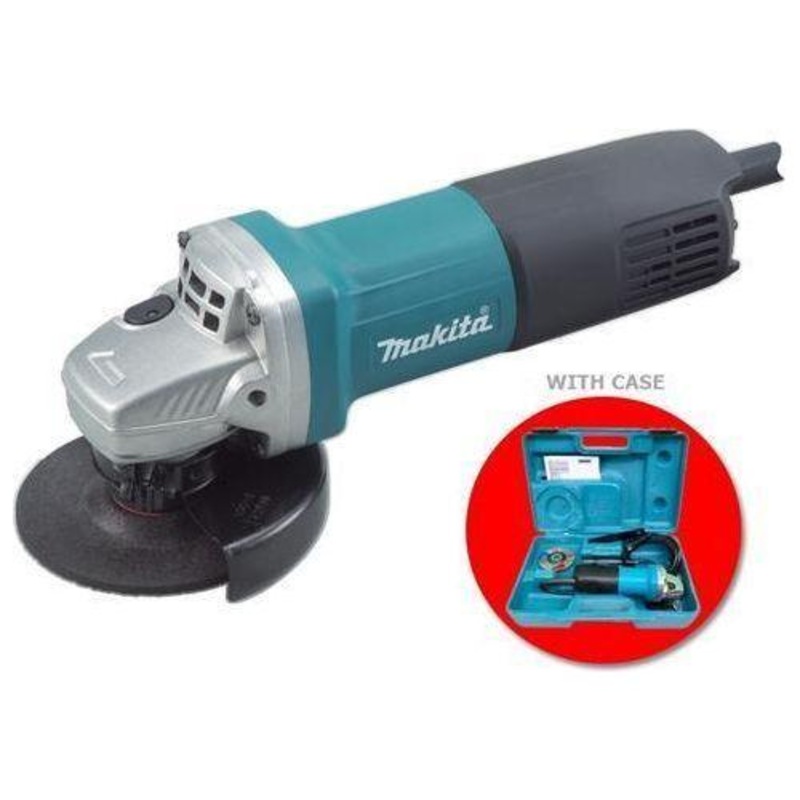 Makita 9553BKX Angle Grinder 4" with Carrying Case 710W
