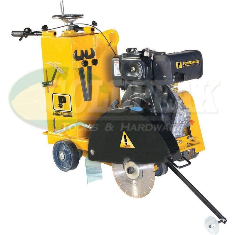 Powerhouse Gasoline Engine Concrete / Asphalt Cutter