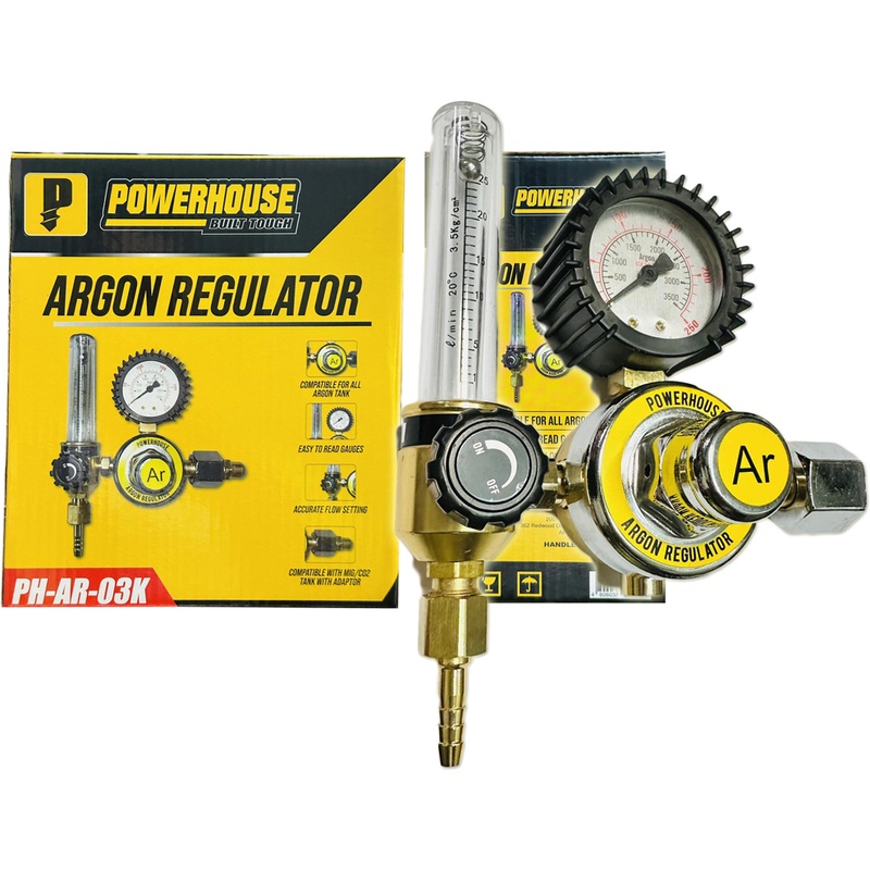 Powerhouse PH-AR-03K Argon Regulator for TIG Welding