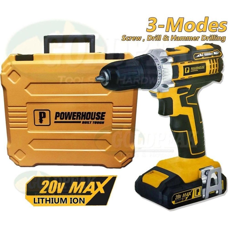 Powerhouse PHBK-20V-CIMD13MM (20V) Cordless Hammer Drill / Driver