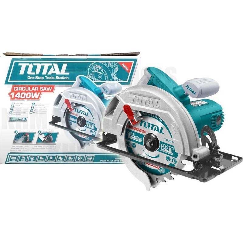 Total TS1141856 Circular Saw 7-1/4" 1400W