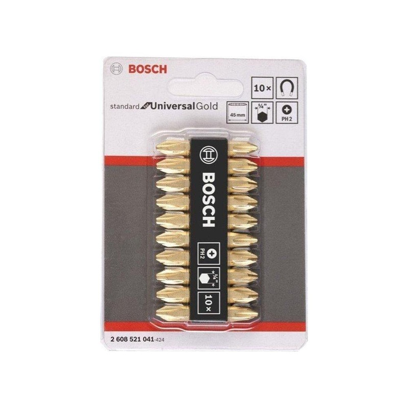 Bosch Double Ended Screwdriver Bit (Gold Plated)
