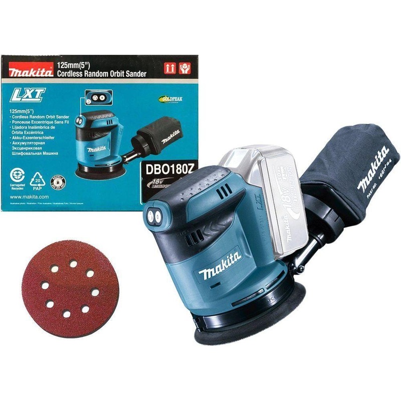 Makita DBO180Z 18V Cordless Random Orbit Sander (LXT-Series) [Bare]
