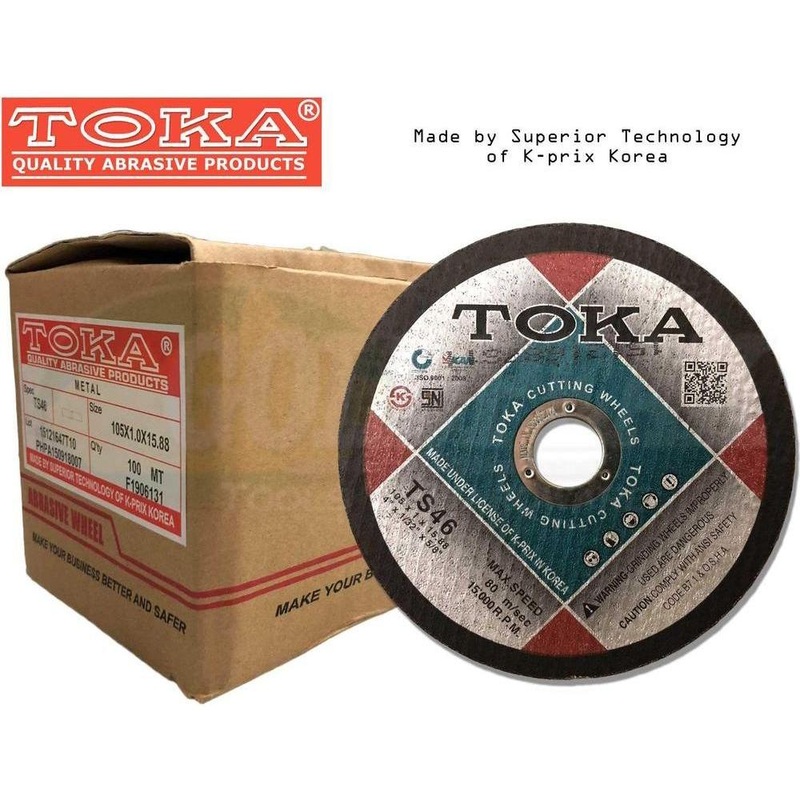 Toka TS46 Stainless Cut Off Wheel 4" (Super Thin)