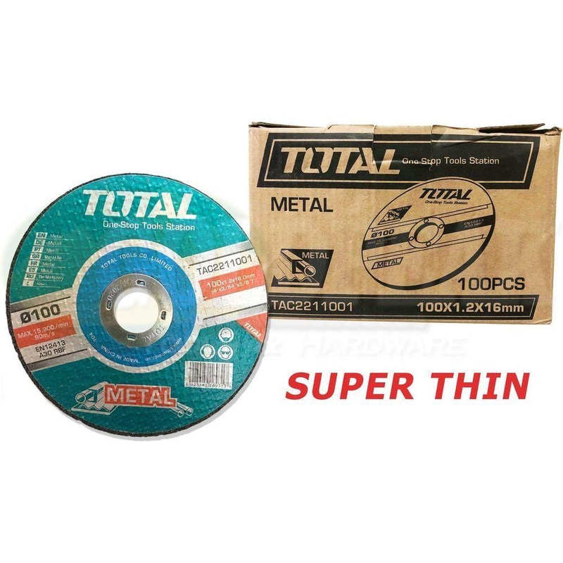 Total TAC2211001 Cut Off Wheel 4" (Super Thin)