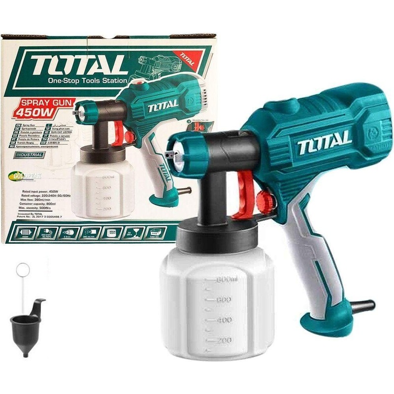 Total TT3506 Electric Paint Spray Gun 450W