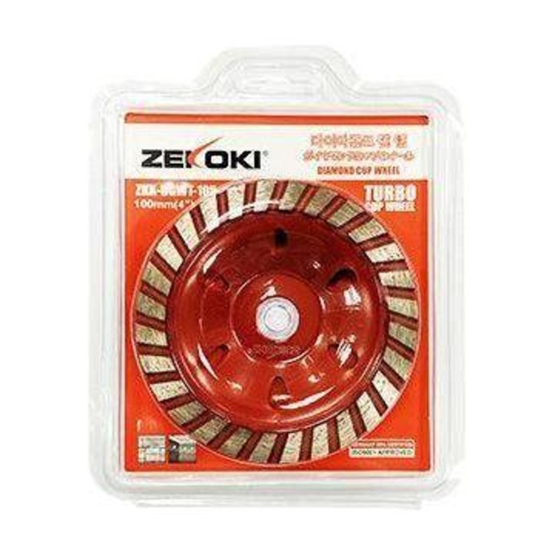 Zekoki ZKK-DGWT-105 Diamond Cup Wheel 4" Turbo