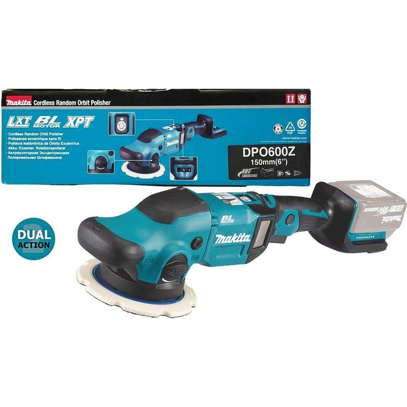 Makita DPO600Z 18V Cordless  Random Orbit / Dual Action Polisher (LXT-Series) [Bare]