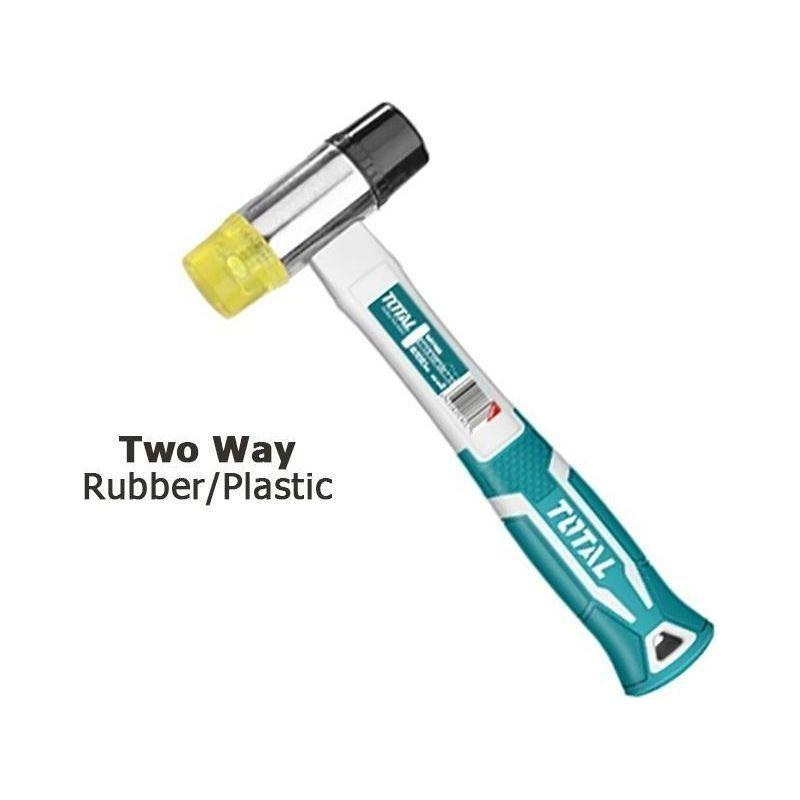 Total THT77406 Two Way Rubber Mallet / Plastic Hammer