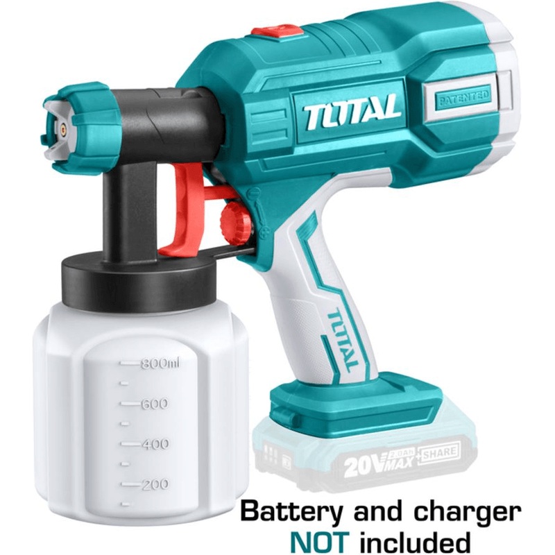 Total TSGLI2001 20V Cordless Paint Spray Gun (Bare)