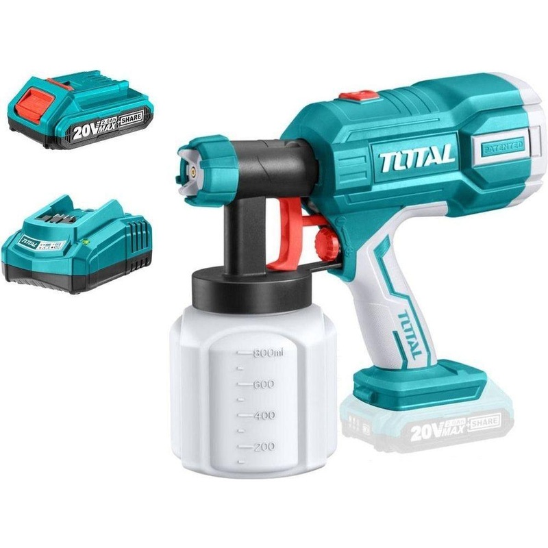 Total TSGLI2001S 20V Cordless Paint Spray Gun