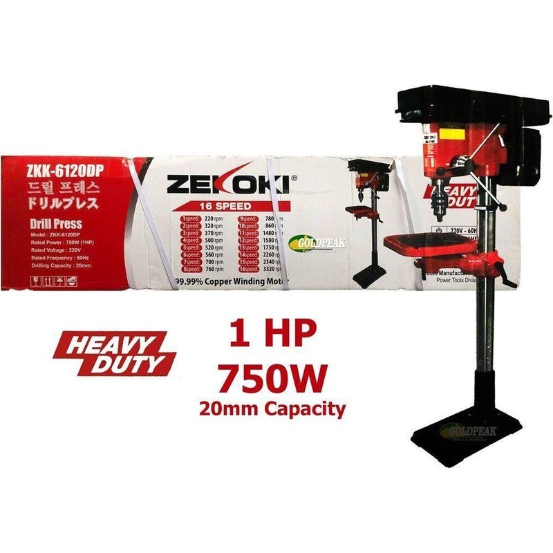 Zekoki ZKK-6120DP Drll Press 750W(1HP)