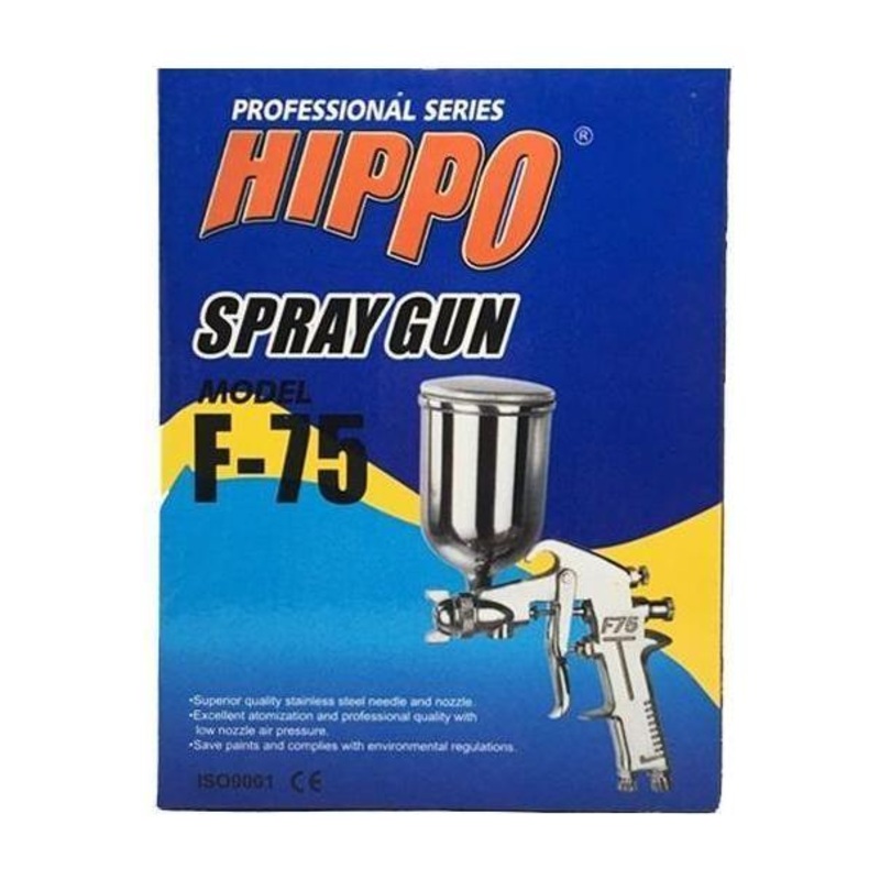 Hippo F-75 Paint Spray Gun (Gravity)