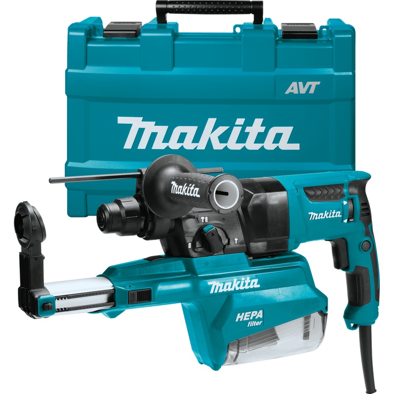 Makita HR2651 3-Modes Rotary Hammer with Dust Extraction System 26mm 2.4J