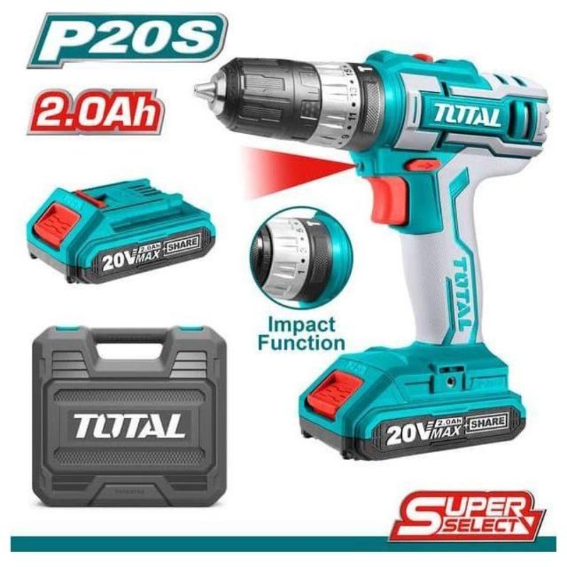 Total TIDLI200215 20V Cordless Hammer Drill