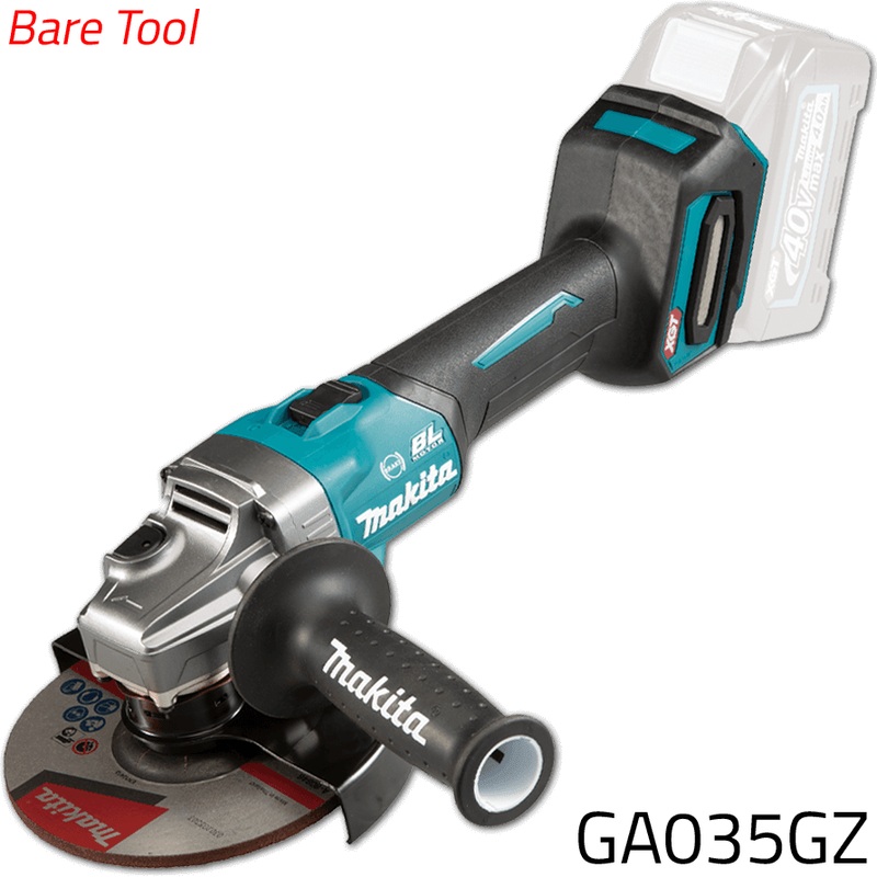 Makita GA035GZ 40V Cordless Angle Grinder (Slide Switch) XGT [Bare Tool]