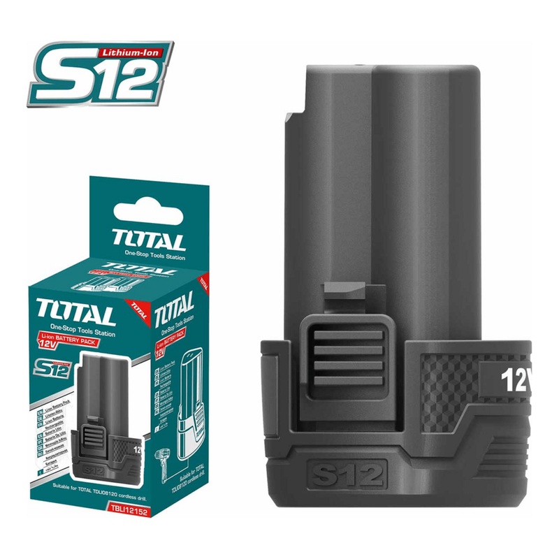 Total TBLI12152 12V Battery Pack (S12)