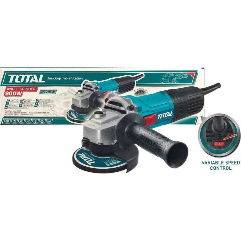 Total TG109100565 Angle Grinder 4" (Variable Speed)