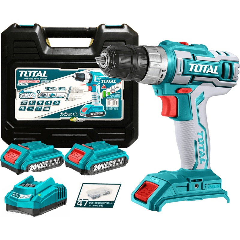 Total TIDLI20031 20V Cordless Hammer Drill