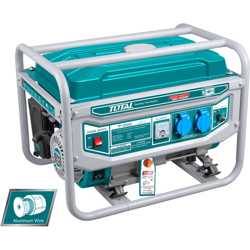 Total TP130005-5 Gasoline Generator 3KW