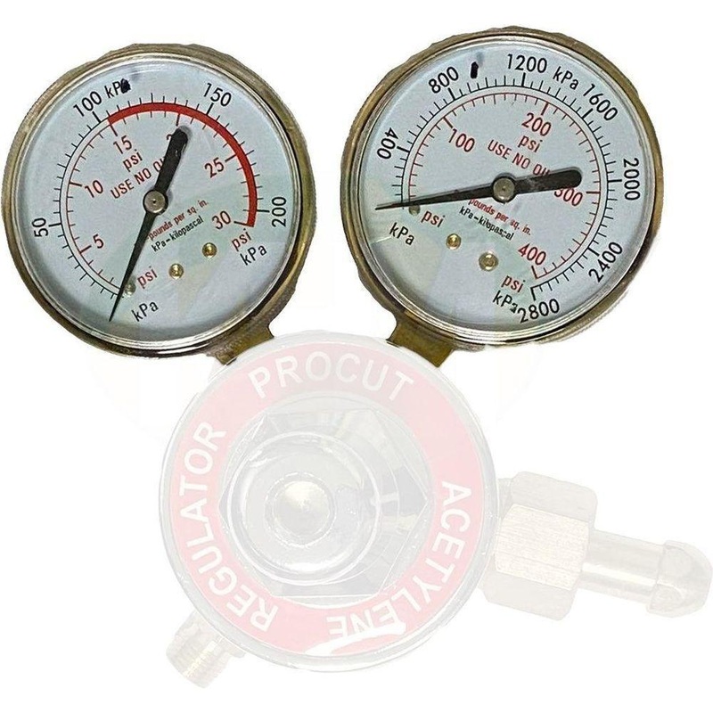 Procut Acetylene Gauge for Cutting & Welding Outfit