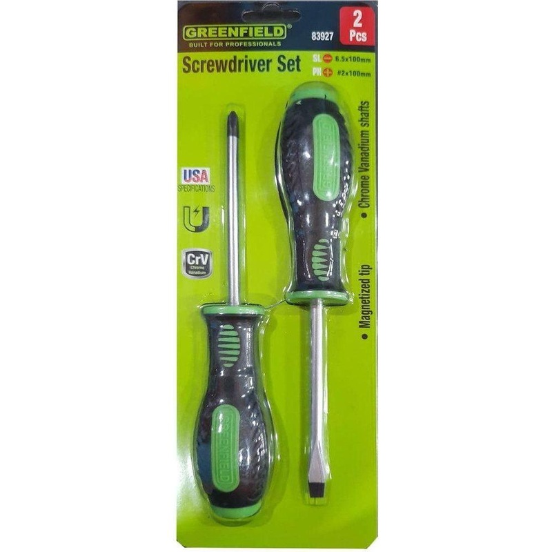 Greenfield 2pcs Screwdriver Set