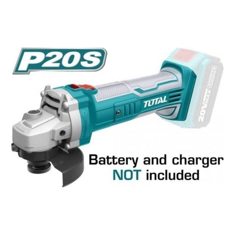 Total TAGLI1001 20V Cordless Angle Grinder (Bare)