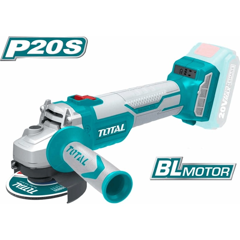 Total TAGLI1002 20V Cordless Brushless Angle Grinder (Bare)