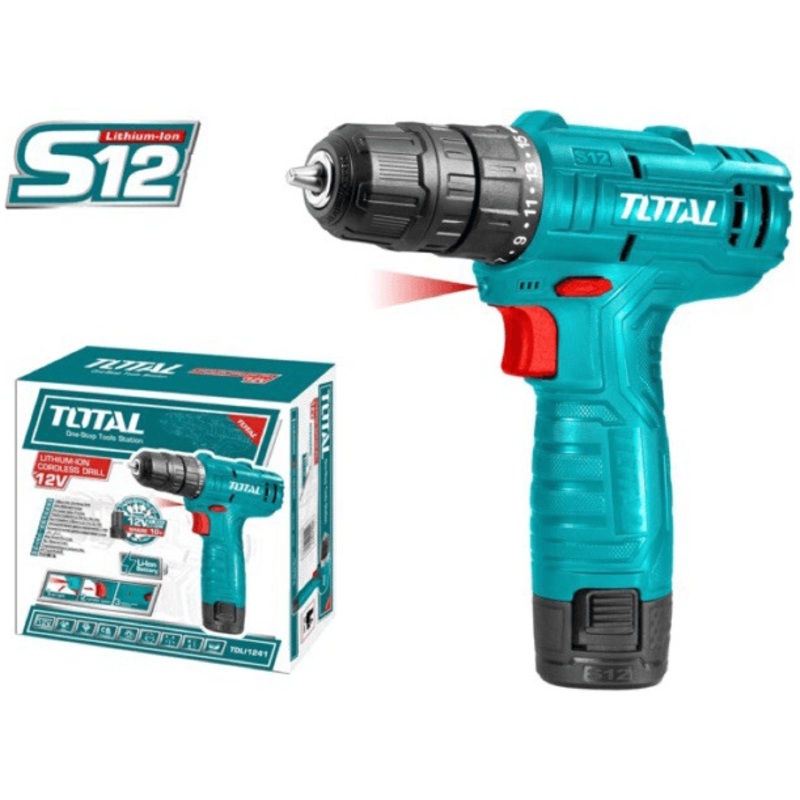 Total TDLI1241 12V Cordless Drill