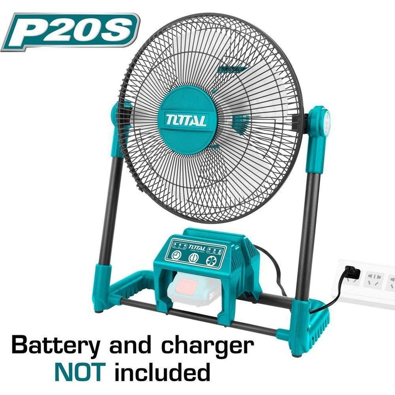 Total TFALI2001 20V Cordless Fan 13" [Bare]