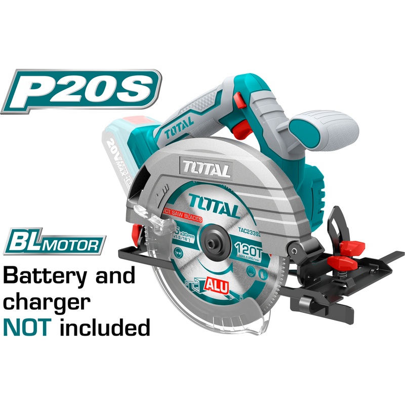 Total TSLI1651 20V Cordless Circular Saw (Bare)