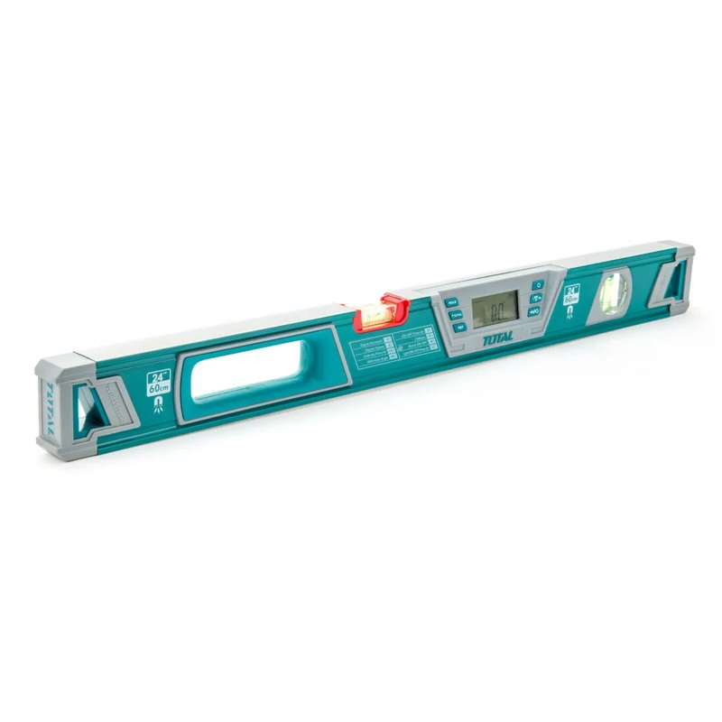 TOTAL TOOLS Digital Aluminum Level Bar 60cm with powerful magnets - TMT2606D