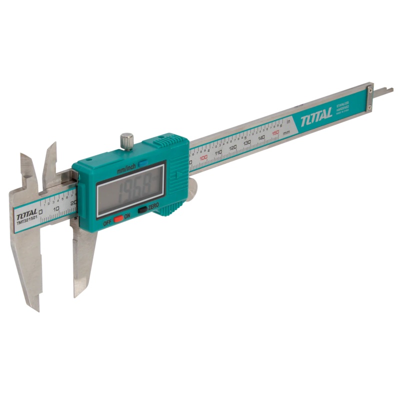 TOTAL TOOLS Digital caliper (6") / Range 0 - 150mm - TMT321501