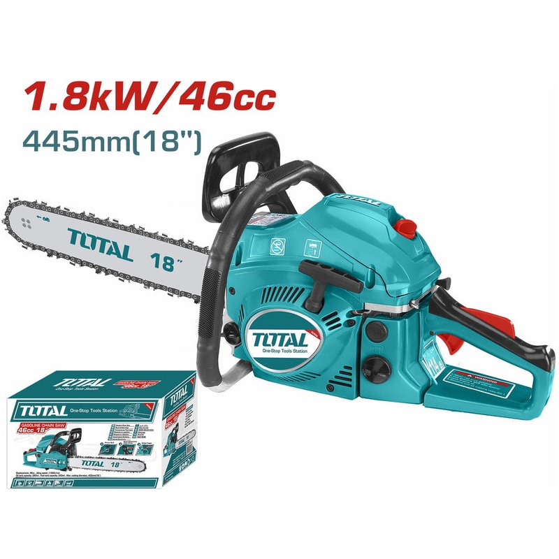 TOTAL TOOLS Gasoline chain saw 46cc 18" - TG5451811