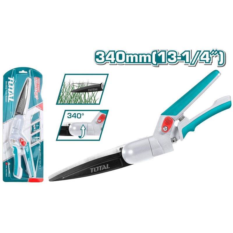 TOTAL TOOLS Grass Shear 340 340mm / Blade size: 180mm- THTGS60340