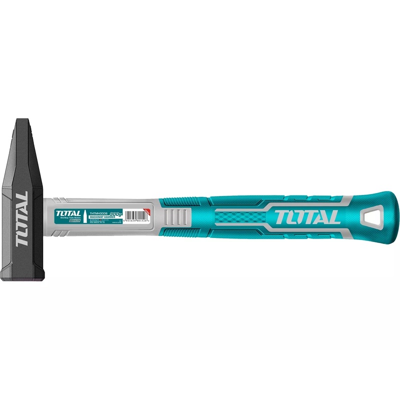 TOTAL TOOLS Machinist Hammer With Fiberglass Handle 300g - THTMH3006