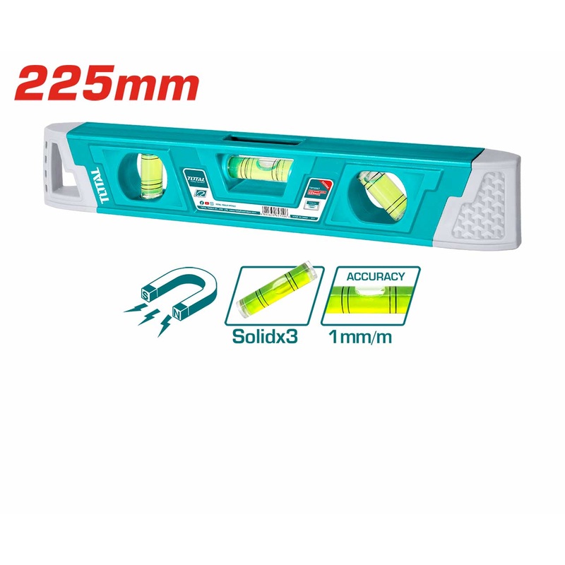 TOTAL TOOLS Mini Spirit level 22.5cm with magnet - TMT2267