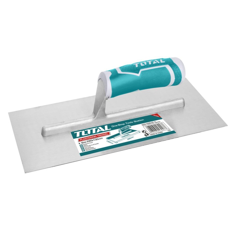 TOTAL TOOLS Plastering trowel (plastic handle) 280x130mm - THT81286