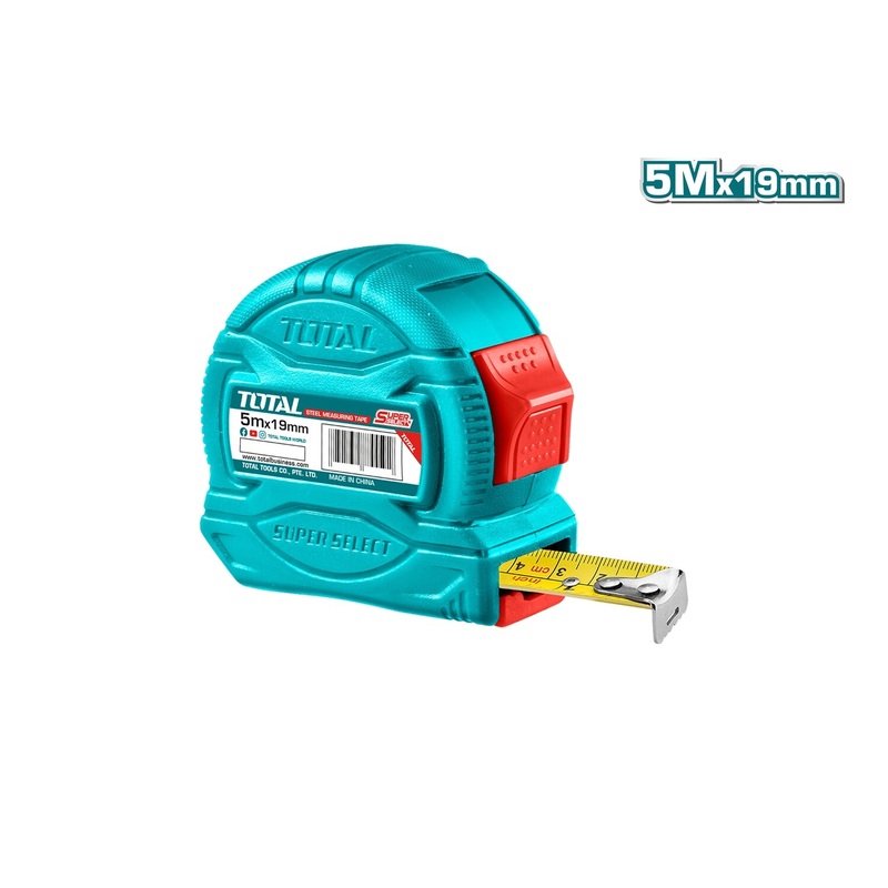 TOTAL TOOLS Steel measuring tape 5m x 19mm - TMT34519
