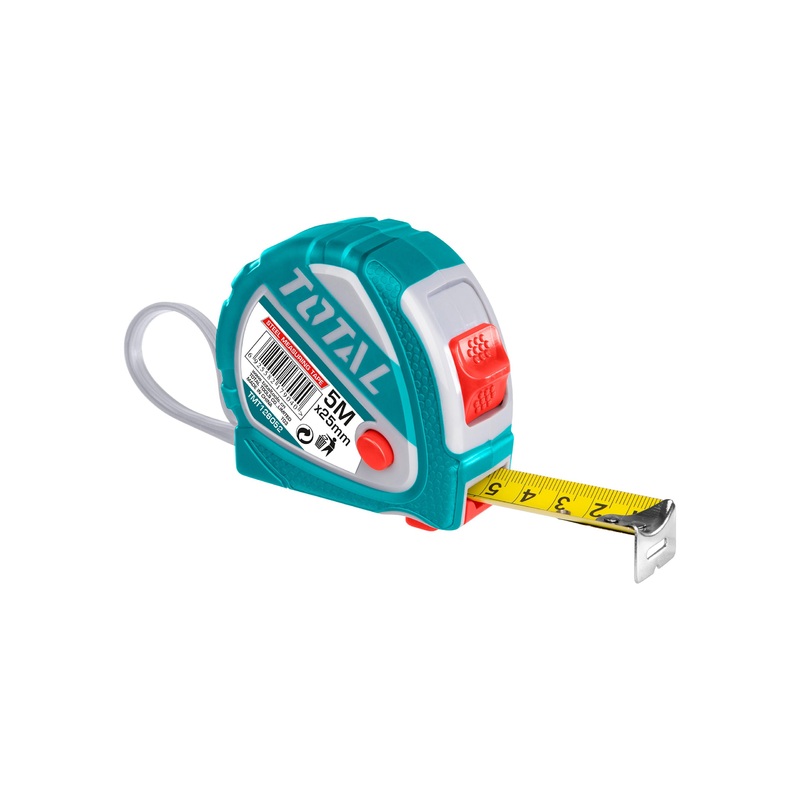 TOTAL TOOLS Steel measuring tape 5m x 25mm - TMT126052