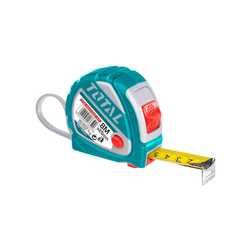 TOTAL TOOLS Steel measuring tape 8m x 25mm - TMT126081