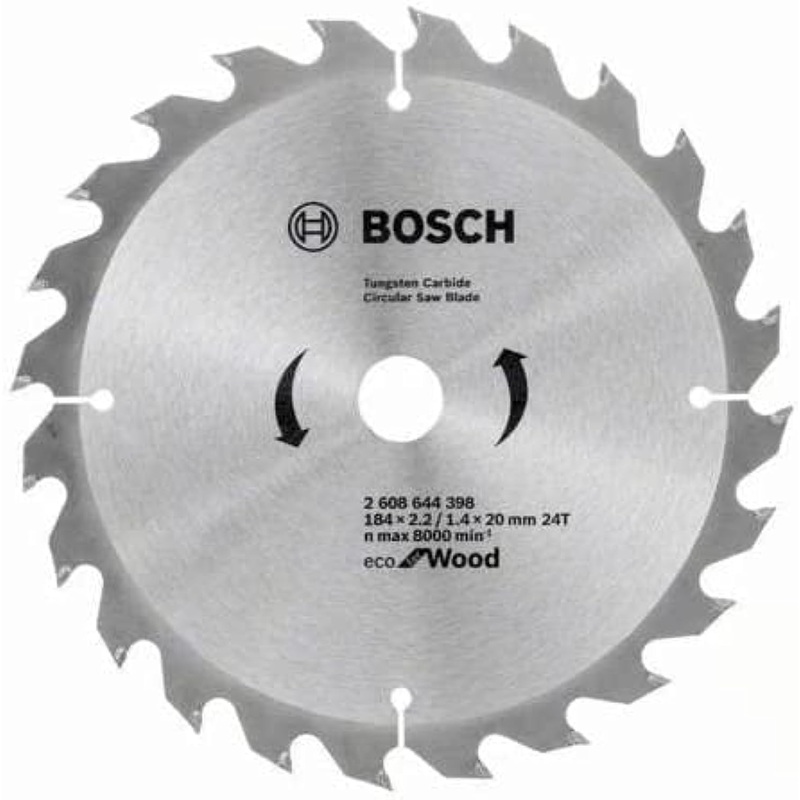 BOSCH 7.25 Inch Saw Tray for Wood 24 Tooth - 2608644398