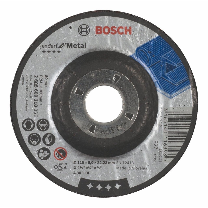 BOSCH Grinding Disc 4.5 inch 115X22.2X6 -2608600218